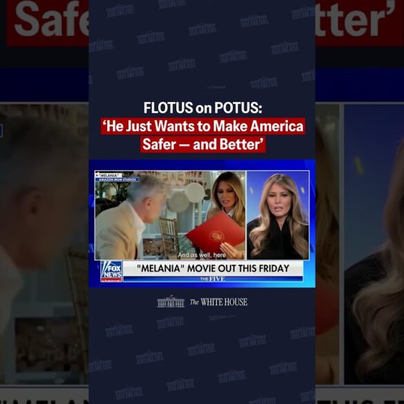 "He just wants to make America safer — and better." - FLOTUS on POTUS ❤️