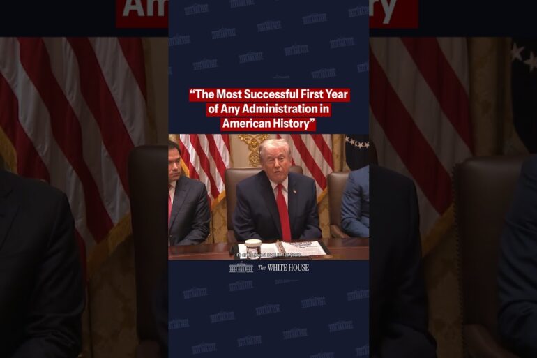 MOST SUCCESSFUL FIRST YEAR OF ANY ADMINISTRATION IN AMERICAN HISTORY. 🇺🇸