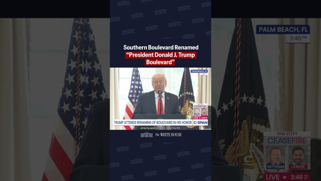 PRESIDENT DONALD J. TRUMP BOULEVARD 🇺🇸