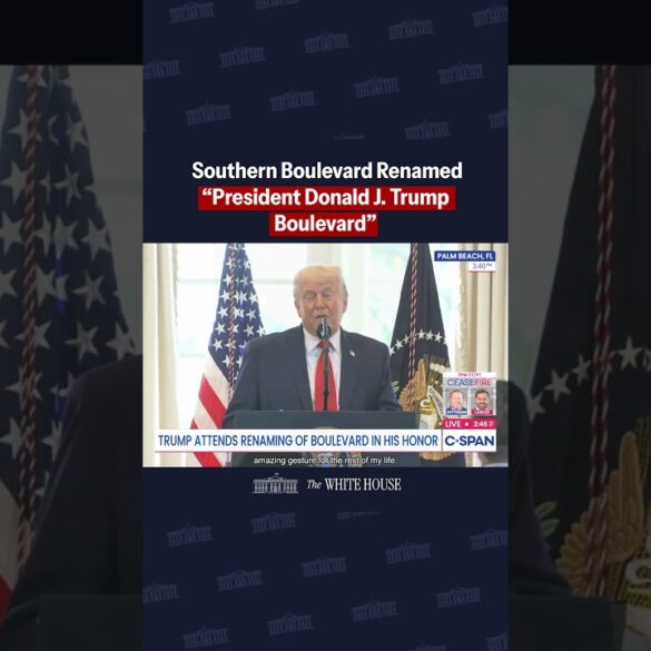 PRESIDENT DONALD J. TRUMP BOULEVARD 🇺🇸