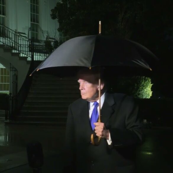 President Trump Gaggles with Press Before Departing the White House, Jan. 9, 2026
