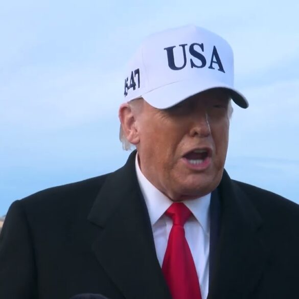 President Trump Gaggles with Press at Joint Base Andrews, Jan. 13, 2026