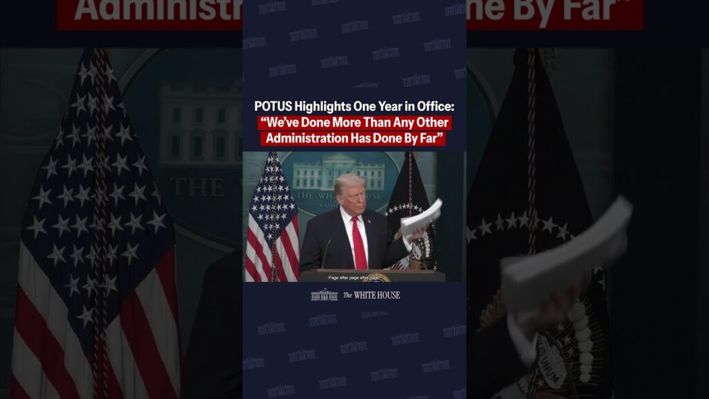 President Trump Highlights First Year in Office 🇺🇸🔥