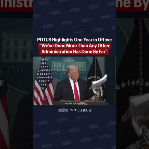 President Trump Highlights First Year in Office 🇺🇸🔥