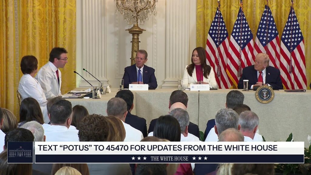 President Trump Participates in The Great, Historic Investment in Rural Health Roundtable