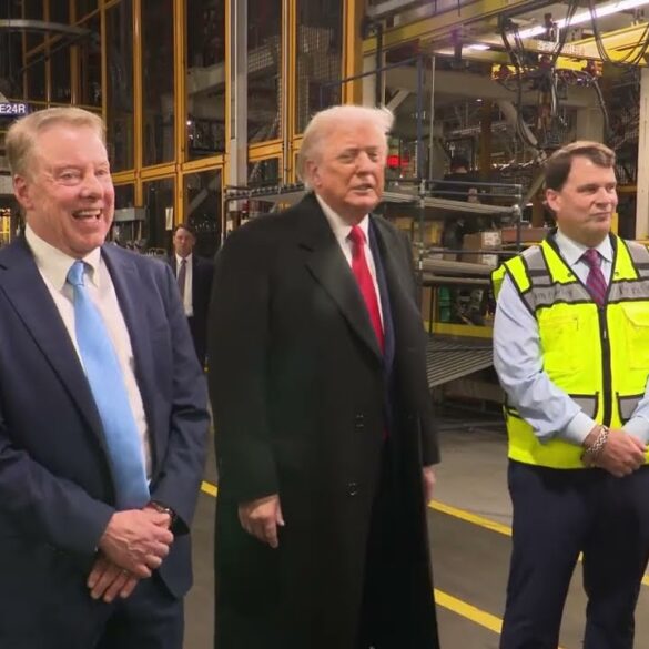 President Trump Participates in a Site Visit and Plant Tour