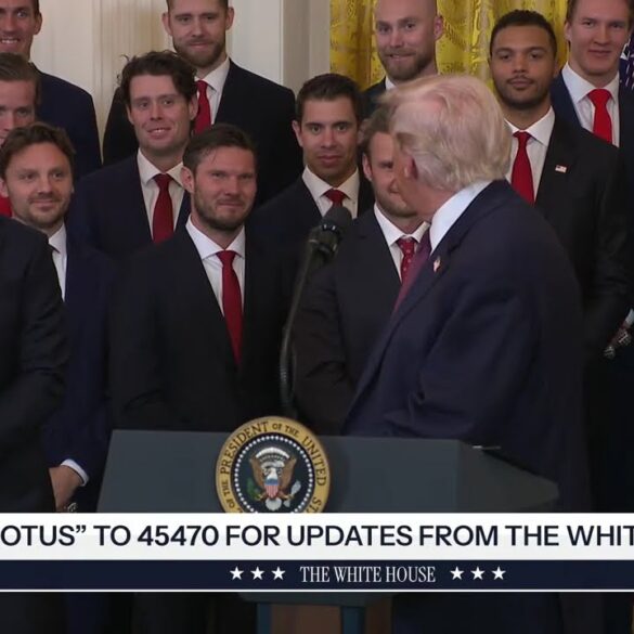 President Trump Participates in a Visit of the 2025 Stanley Cup Champions The Florida Panthers