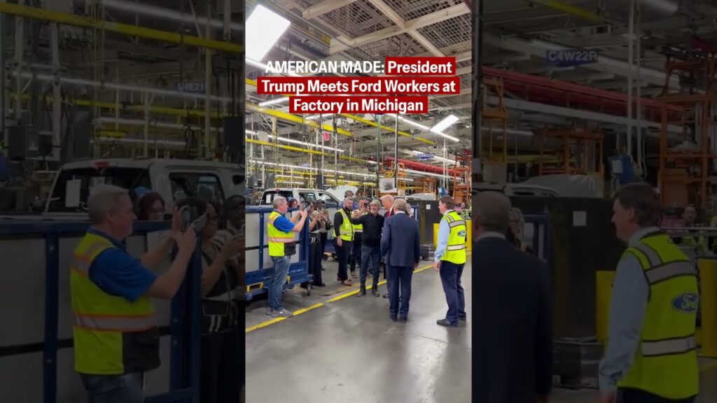 President Trump at Ford Factory, Dearborn, Michigan