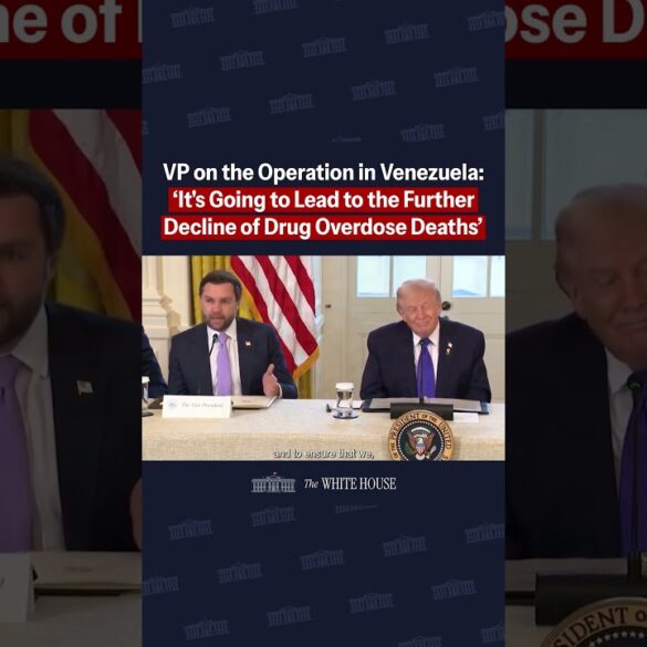 VP on the operation in Venezuela:"It's going to lead to the further decline of drug overdose deaths"