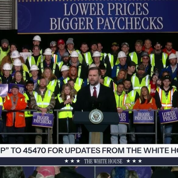 Vice President JD Vance Delivers Remarks in Toledo, Ohio, Jan. 22, 2026