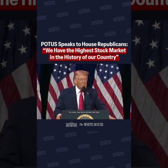 "We have the highest stock market in the history of our country" - President Donald J. Trump 🇺🇸