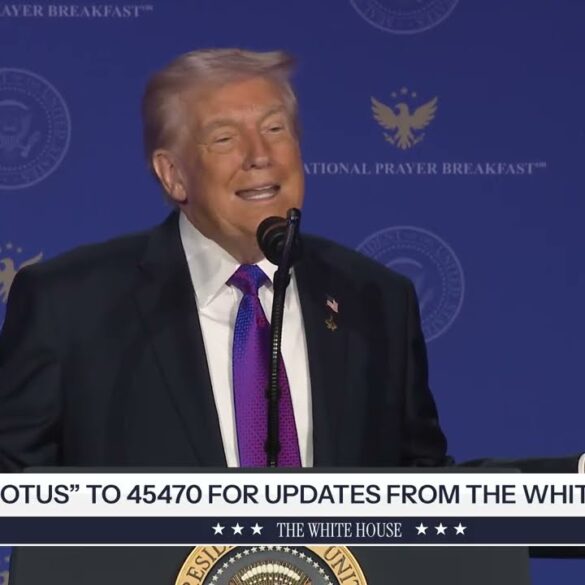 President Trump Attends the National Prayer Breakfast