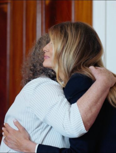 First Lady Melania Trump Meets with Freed Hostages Keith and Aviva Siegel