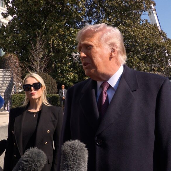 President Trump Gaggles with Press Before Departing the White House, Feb. 27, 2026