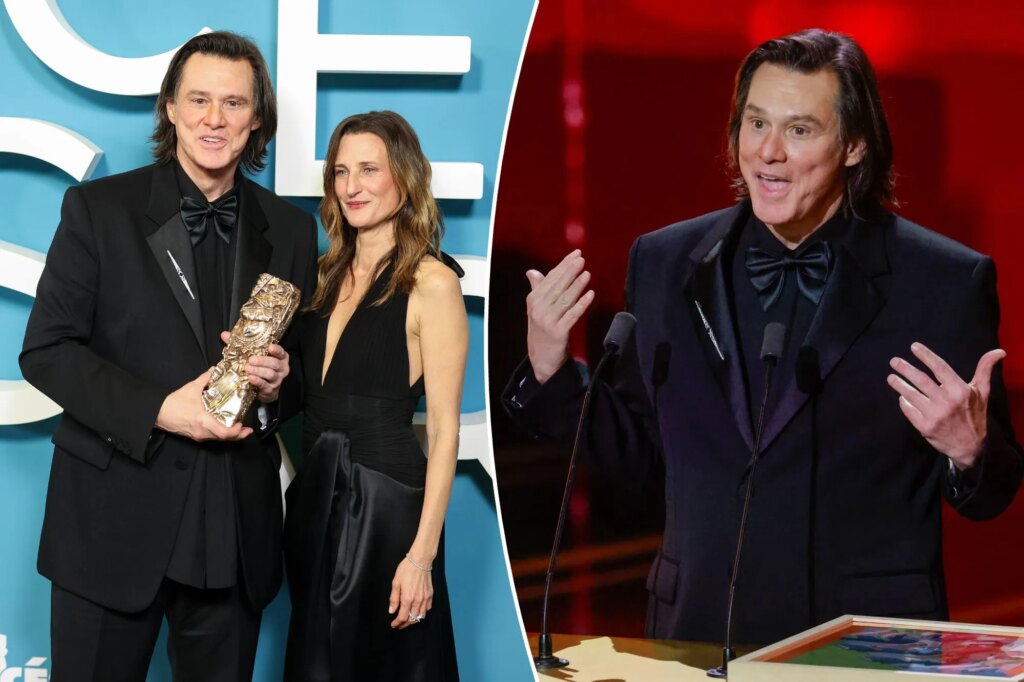 GOSSIP & RUMORS: Jim Carrey interview at French film awards