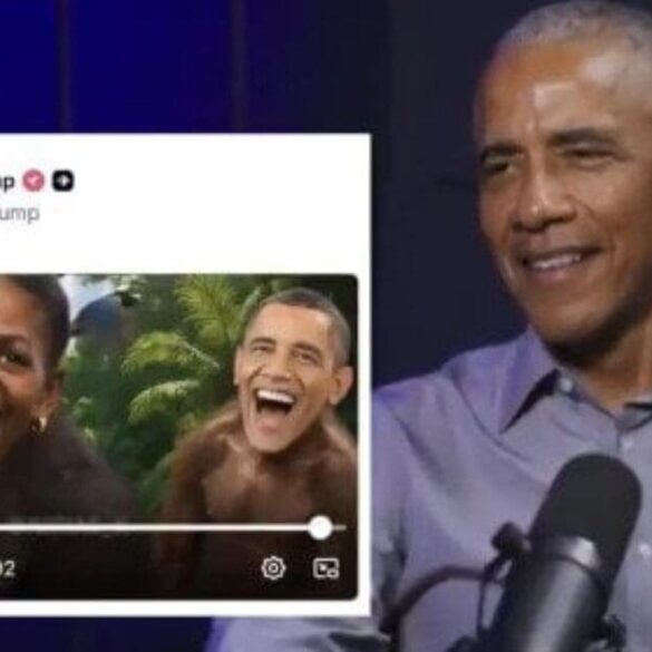Barack Obama Responds To The Video Depicting Him As An Ape That Was Accidently Posted By President Trump * 100PercentFedUp.com * by Anthony