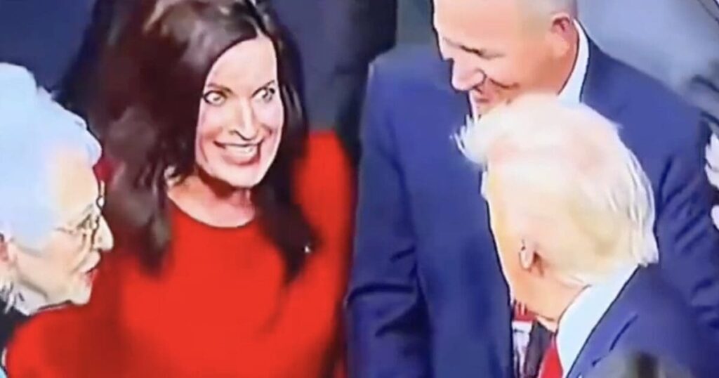 Demonic Possession Caught On Camera At Trump’s State of the Union? * 100PercentFedUp.com * by Noah