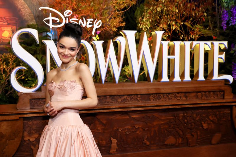 LOS ANGELES, CALIFORNIA - MARCH 15: Rachel Zegler attends the World Premiere of Disney's Snow White at El Capitan Theatre in Hollywood, California on March 15, 2025. (Photo by Rodin Eckenroth/Getty Images for Disney)
