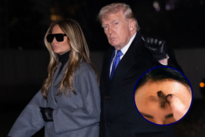 (Background) US President Donald Trump and First Lady Melania Trump walk across the South Lawn of the White House after arriving on Marine One following a weekend trip to Florida, in Washington, DC, on February 16, 2026. (Photo by SAUL LOEB / AFP via Getty Images) / (R) People receive the sign of the cross in ashes on their forehead by a priest at St. Patricks Cathedral on Ash Wednesday on February 18, 2026 in New York City. Ash Wednesday is the start of Lent, Christian's 40-day season of prayer, fasting and giving in preparation to honor what they believe is the resurrection of Jesus Christ on Easter Sunday. The cross which is placed on a worshiper's forehead by a priest indicates that a person belongs to Jesus Christ and is grieving and mourning for their sins. (Photo by Michael M. Santiago/Getty Images)