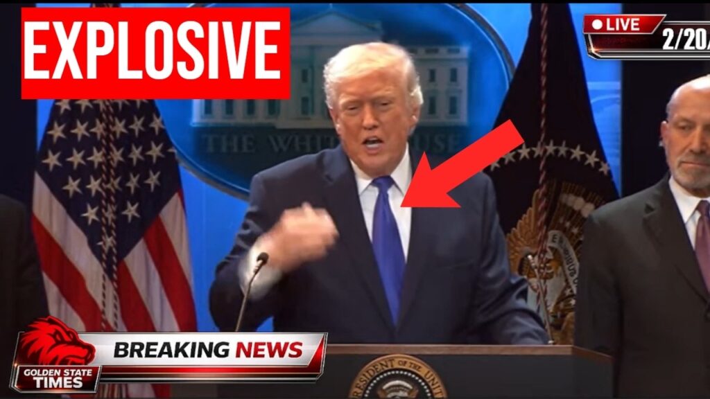 BREAKING: President Trump gets into SHOUTING MATCH at Press Conference Over Tariffs!