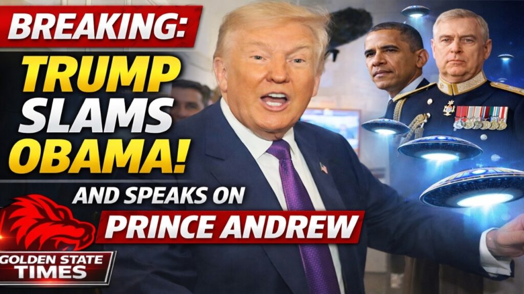 BREAKING: Trump SLAMS Obama Over Classified UFO Leak, Also speaks on Prince Andrew Arrest!