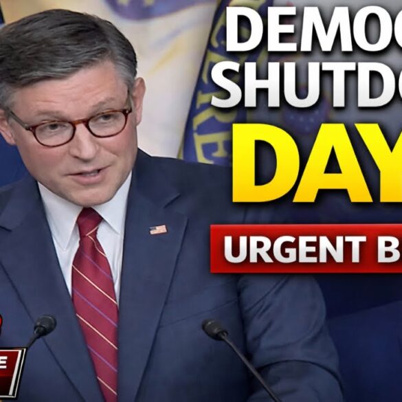 DEMOCRAT SHUTDOWN HITS DAY 3: Speaker Johnson HOLDS URGENT Press Briefing!