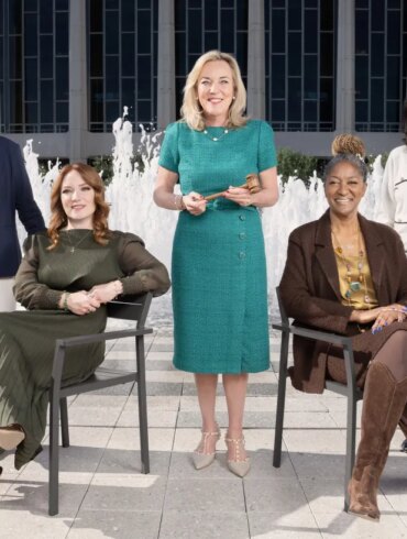 Five Los Angeles County supervisors, from left to right, Janice Hahn, Lindsey Horvath, Kathryn Barger, Holly Mitchell, and Hilda Solis.