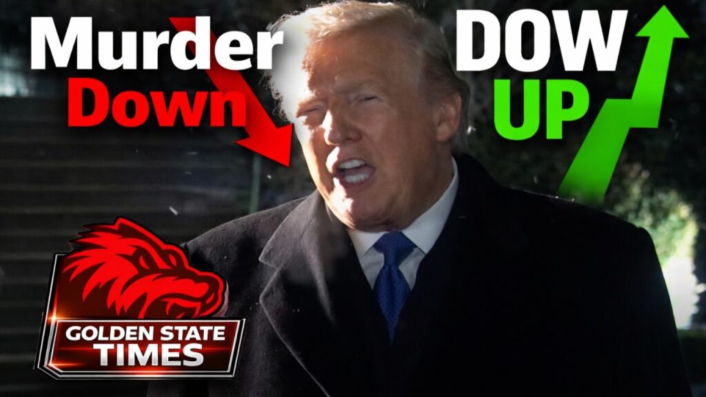 TRUMP BREAKS RECORDS: Murders WAY Down, Dow WAY Up - Trump Explosive Gaggle With Reporters!
