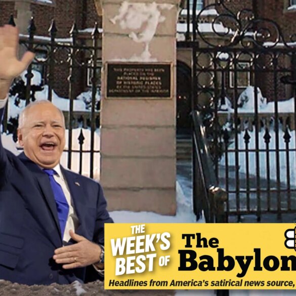 POLITICS: Tim Walz emerges from den to declare 6 more