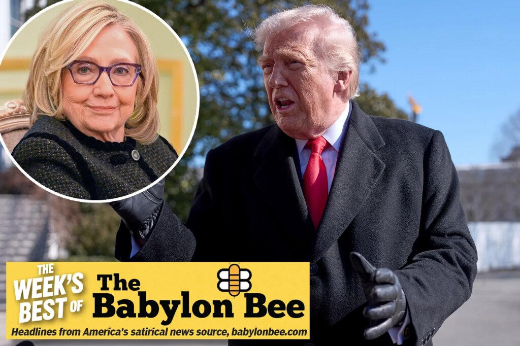 POLITICS: Trump honors Hillary Clinton with new federal holiday 'Almost