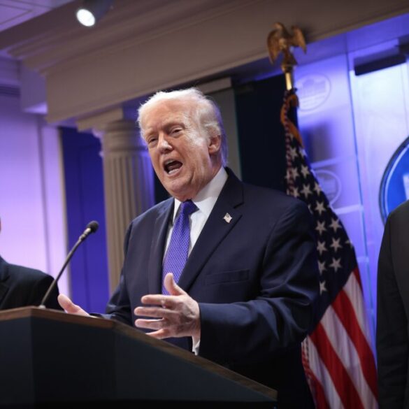 POLITICS: Trump lashes out at justices, vows to impose more