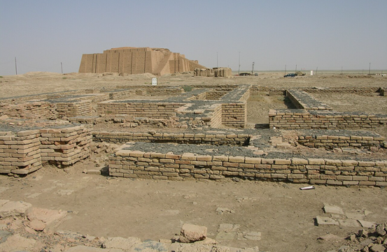 Ruins in the Town of Ur, Southern Iraq