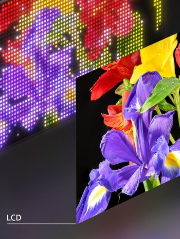 RGB mini-LED backlight cutaway