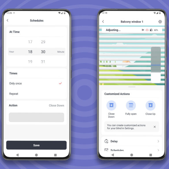 Controlling SwitchBot Blind Tilt in SwitchBot app