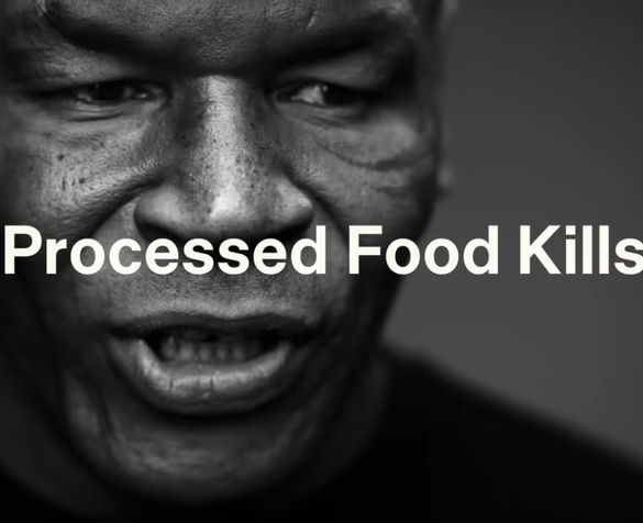 Mike Tyson's MAHA Super Bowl ad was positioned with an anti-processed food angle.