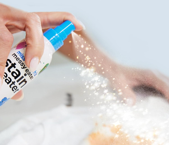 From food to mud, grime, coffee and even blood, Miss Messy Mouth's stain treater gets the job done.