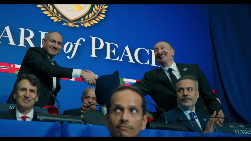 Inaugural Board of Peace Meeting at the Donald J. Trump Peace Institute