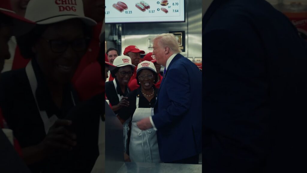 President Donald J. Trump at The Varsity in Rome, Georgia. 🇺🇸
