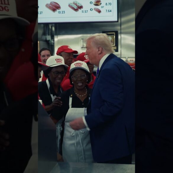 President Donald J. Trump at The Varsity in Rome, Georgia. 🇺🇸
