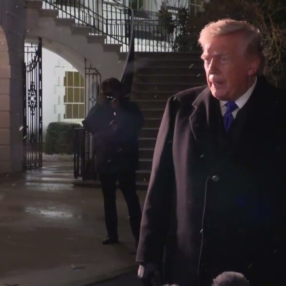 President Trump Gaggles with Press Before Departing the White House, Feb. 6, 2026