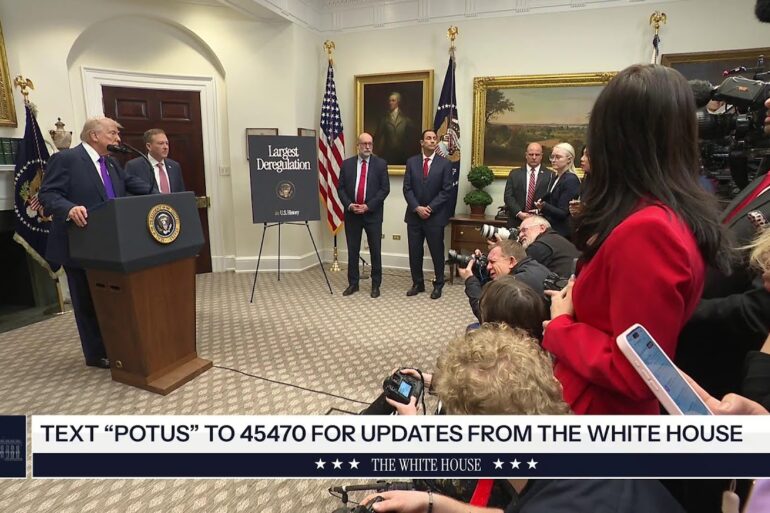 President Trump Makes an Announcement with the Administrator of the EPA