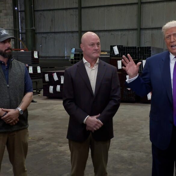 President Trump Participates in a Local Factory Tour