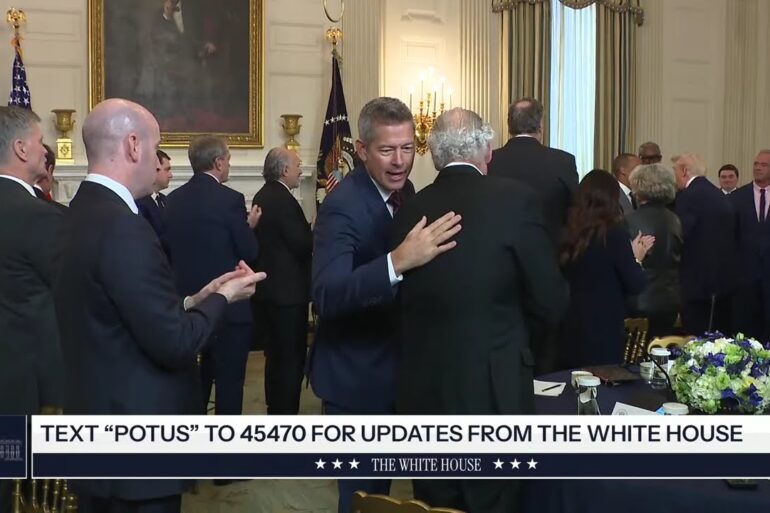 President Trump Participates in a Working Breakfast with Governors