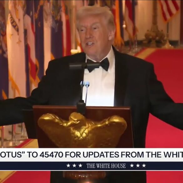 The President and First Lady Participate in a Governors Dinner