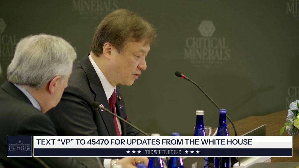 Vice President JD Vance Delivers Remarks at the Critical Minerals Ministerial