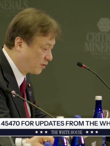 Vice President JD Vance Delivers Remarks at the Critical Minerals Ministerial