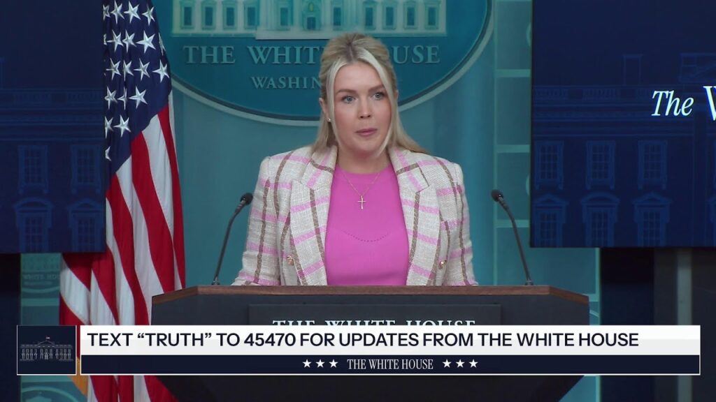 Press Secretary Karoline Leavitt Briefs Members of the Media, Mar. 10, 2026