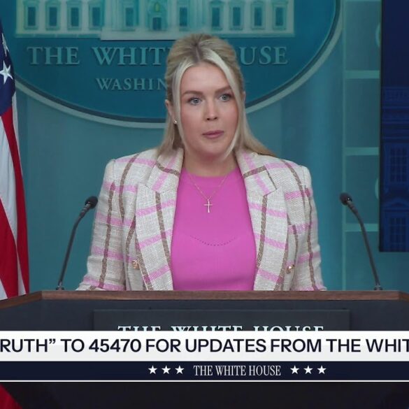 Press Secretary Karoline Leavitt Briefs Members of the Media, Mar. 10, 2026