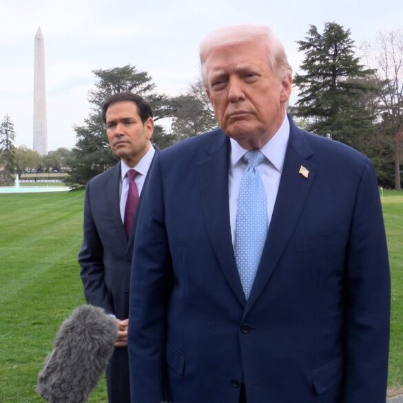 President Trump Gaggles with Press Before Departing the White House, Mar. 20, 2026