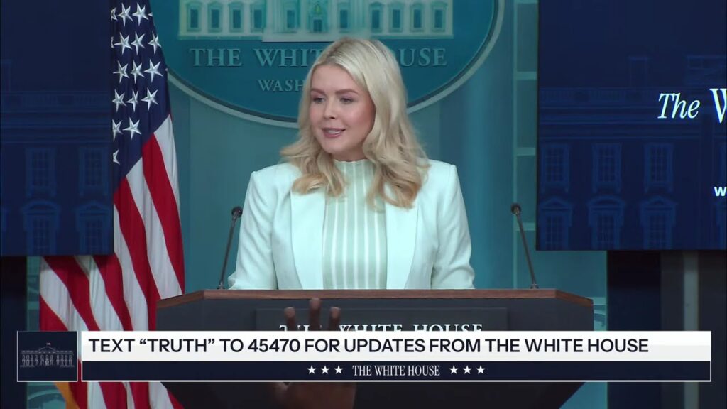 Press Secretary Karoline Leavitt Briefs Members of the Media, Mar. 25, 2026